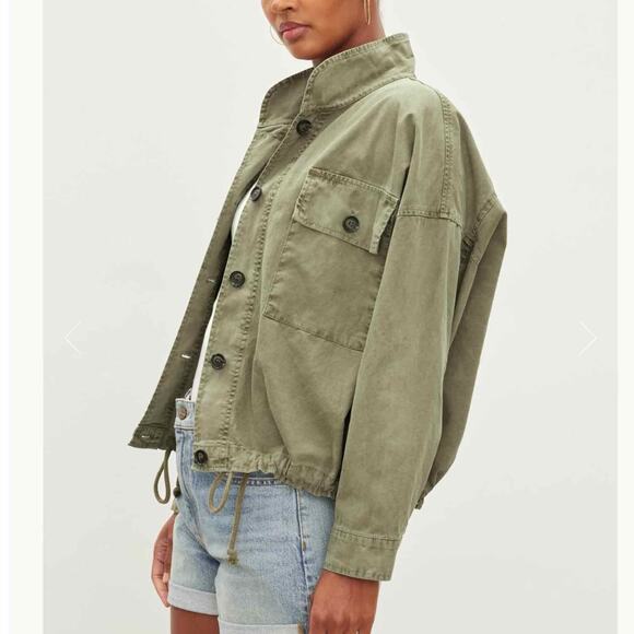 Velvet by Graham & Spencer Nicola Casual Jacket Size Large Green - Picture 8 of 13